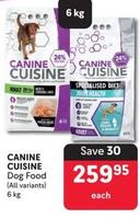 Canine Cuisine - Dog Food offers at R 259,95 in Makro