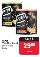 Boss - Wet Dog Food offers at R 29,95 in Makro