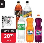 Fanta, Sprite, Stoney Or Schweppes Soda Water offers at R 20,95 in Makro