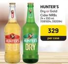 Hunter´S - Dry Or Gold Cider NRBs offers at R 329 in Makro